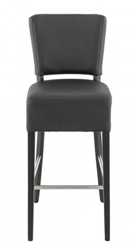 Tabouret de bar d'intérieur noir 111x45x54 cm Floriane 2 Flexmob