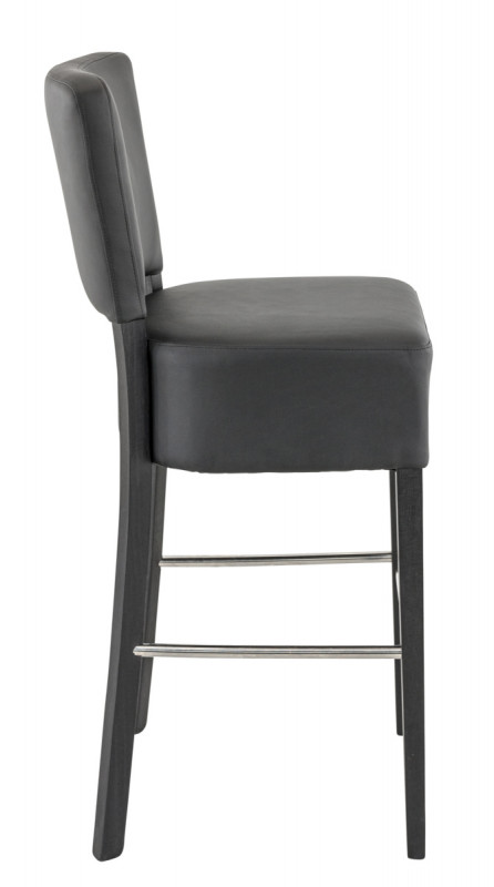 Tabouret de bar d'intérieur noir 111x45x54 cm Floriane 2 Flexmob