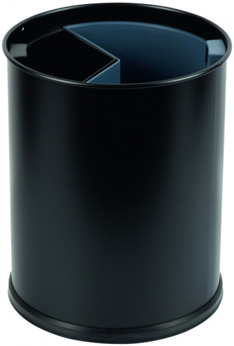 Corbeille acier 13 L noir Probbax