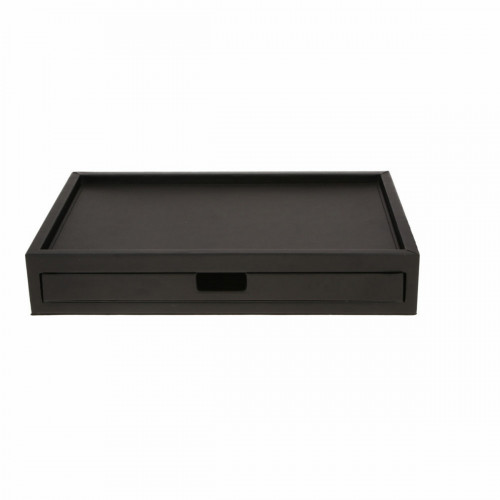 Plateau de courtoisie noir 70x300x200 mm Jvd
