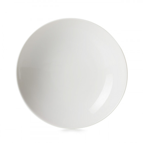 Coupelle rond Blanc albâtre porcelaine culinaire Ø 19 cm Madeleine Revol