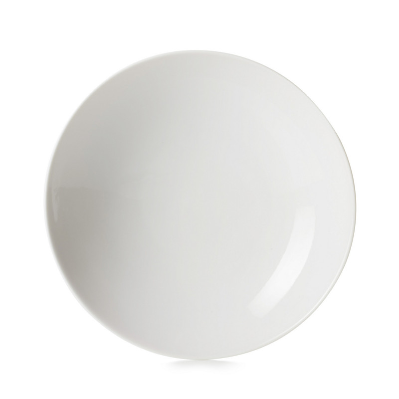 Assiette coupe creuse rond Blanc albâtre porcelaine culinaire Ø 27 cm Madeleine Revol