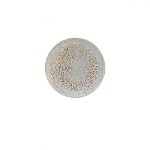Assiette coupe rond gris grès émaillé Ø 17 cm Tropic Accolade