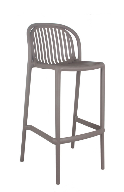 Tabouret de bar de terrasse taupe 104x52x49 cm Oman Flexmob