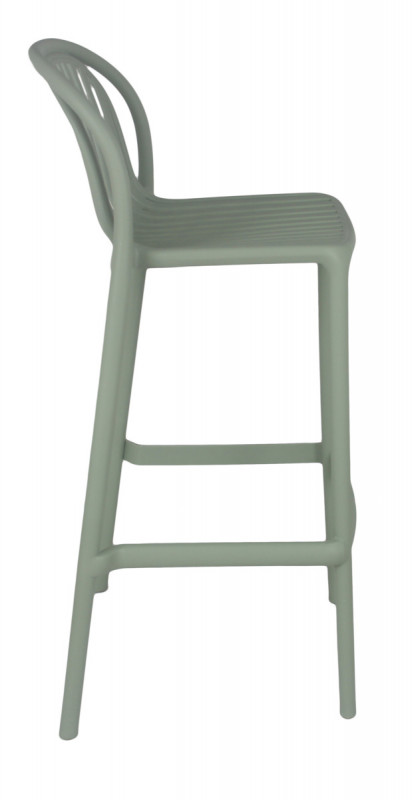 Tabouret de bar de terrasse vert sauge 104x52x49 cm Oman Flexmob