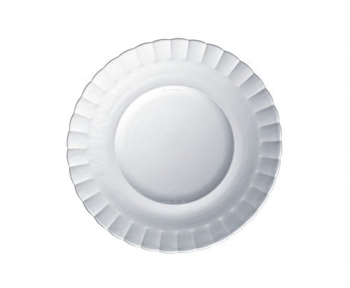 Assiette plate transparent verre trempé Ø 23 cm Picardie Duralex