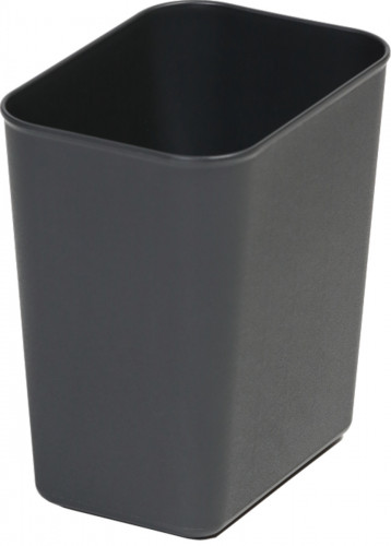 Corbeille résistante au feu gris anthracite 13,2 L 31,5 cm x 27,5 cm Probbax