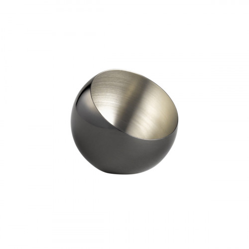 Set de 3 coupelles boule inox noir Ø 8 cm 7 cm 0,1 L Sphere Aps