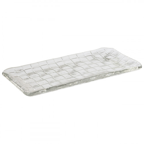 Plateau sushi verre 26x13x1,5 cm Takashi Aps