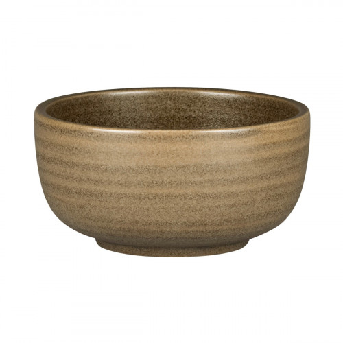 Bol rond Dark Brown porcelaine vitrifiée Ø 12 cm Selva Rak