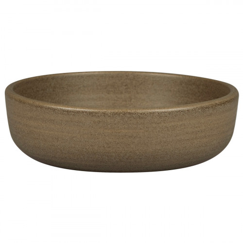 Bol rond Dark Brown porcelaine vitrifiée Ø 16 cm Selva Rak