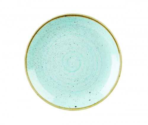Assiette coupe plate rond duck egg porcelaine vitrifiée Ø 27 cm Evolve Stonecast Churchill