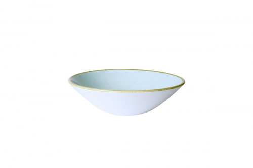 Bol rond bleu porcelaine vitrifiée Ø 19 cm Stonecast Duck Egg Churchill
