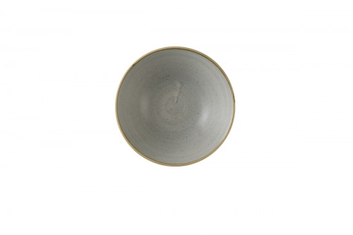 Bol rond gris porcelaine vitrifiée Ø 22 cm Stonecast Grey Churchill