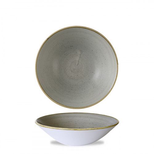 Bol rond gris porcelaine vitrifiée Ø 19 cm Stonecast Grey Churchill