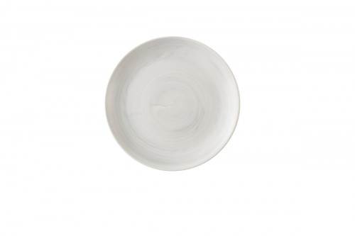 Assiette coupe plate rond Canvas grey porcelaine vitrifiée Ø 26 cm Stonecast Canvas Churchill