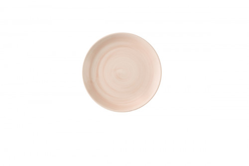 Assiette coupe plate rond Canvas Coral porcelaine vitrifiée Ø 21,7 cm Stonecast Canvas Churchill