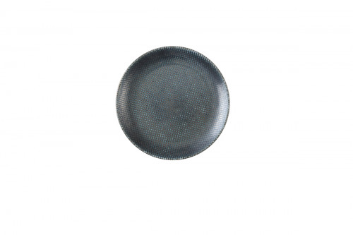Assiette coupe plate rond bleu porcelaine vitrifiée Ø 21,7 cm Astro Churchill