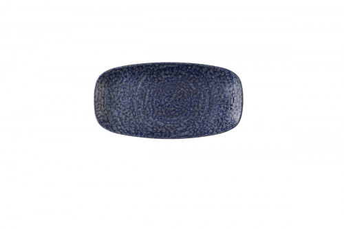 Assiette coupe plate rectangulaire Twilight porcelaine vitrifiée 15,3x29,8 cm Chroma Churchill