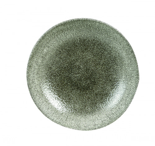 Bol rond noir porcelaine vitrifiée Ø 22 cm Raku Quartz Churchill