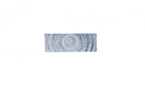 Plat rectangulaire bleu porcelaine vitrifiée 8,8 cm Elements Coast Churchill