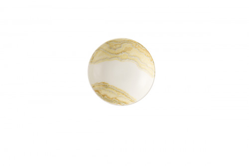 Assiette coupe creuse rond Gold porcelaine vitrifiée Ø 18,2 cm Tide Churchill