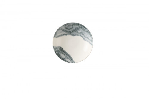 Assiette coupe creuse rond Black porcelaine vitrifiée Ø 24,8 cm Tide Churchill