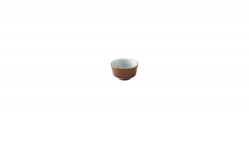 Pot à sauce rond brun porcelaine vitrifiée Ø 6,9 cm Stonecast Natural Churchill