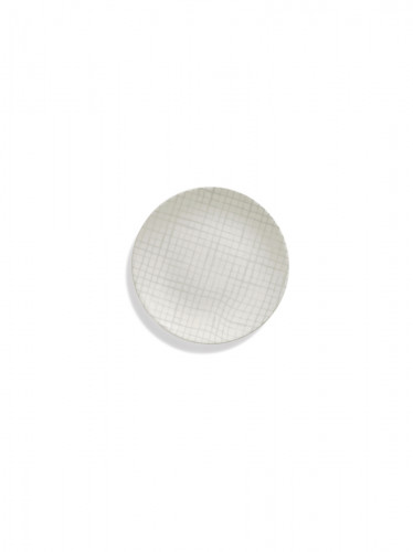 Assiette coupe plate rond Salt porcelaine Ø 18 cm Zuma Serax
