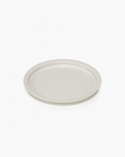 Assiette coupe plate rond Alabaster porcelaine Ø 28 cm Dune Serax