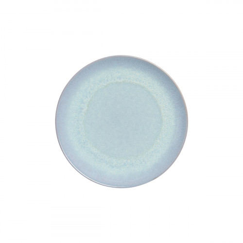 Assiette coupe plate rond bleu porcelaine Ø 27 cm Azure Accolade