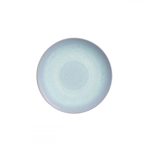 Assiette coupe creuse rond bleu porcelaine Ø 26 cm Azure Accolade