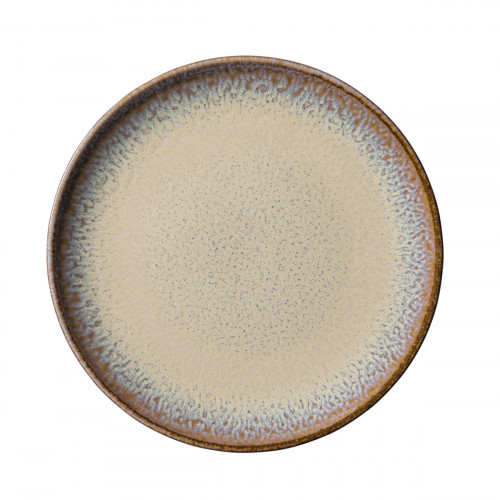 Assiette coupe plate rond beige porcelaine Ø 24 cm Savanna Accolade