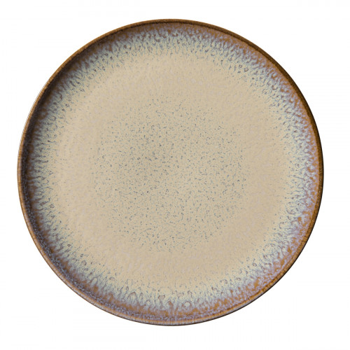 Assiette coupe plate rond beige porcelaine Ø 27 cm Savanna Accolade