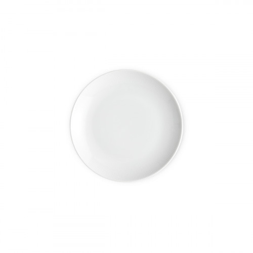 Assiette coupe plate rond blanc porcelaine Ø 21 cm Eventail Pillivuyt