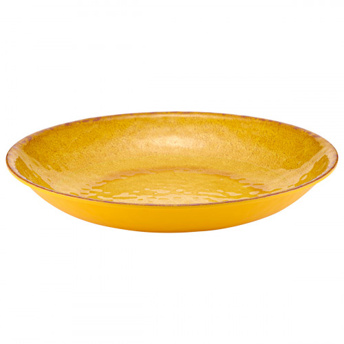 Grand plat creux mélamine orange Ø 42 cm 7 cm 6 L Casablanca Dalebrook