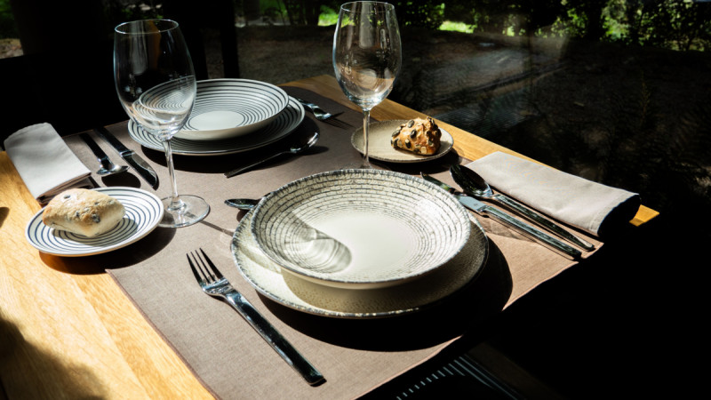 Assiette coupe plate rond Weave porcelaine Ø 26,95 cm Digi Rak