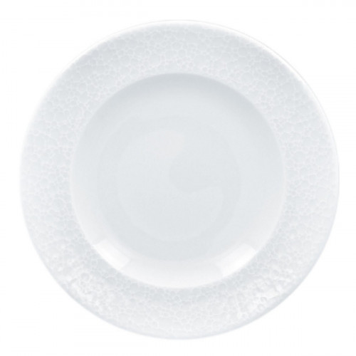 Assiette plate rond blanc porcelaine Ø 16,6 cm Charm Rak