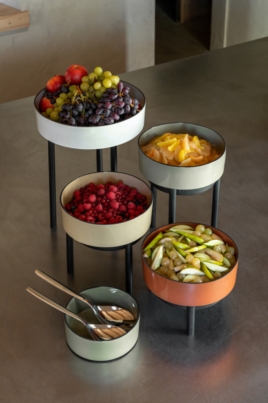 Saladier porcelaine culinaire cardamome Ø 32,5 cm 8 cm 350 cl Caractère Revol