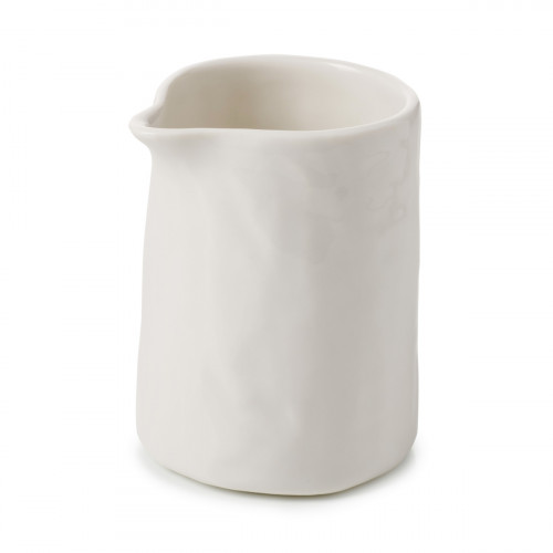 Crémier irrégulier Blanc albâtre porcelaine culinaire 15 cl Ø 7 cm Yli Revol