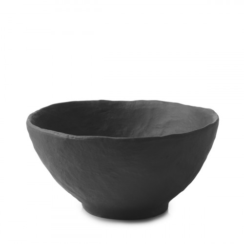 Bol à riz rond Noir brut porcelaine culinaire Ø 12 cm Yli Revol