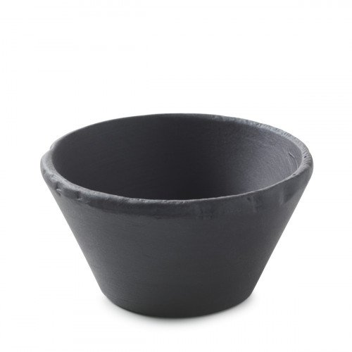 Ramequin rond noir porcelaine culinaire Ø 6,5 cm Basalt Revol