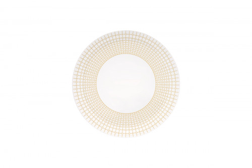 Assiette coupe plate rond blanc porcelaine Ø 26 cm Couronne Degrenne