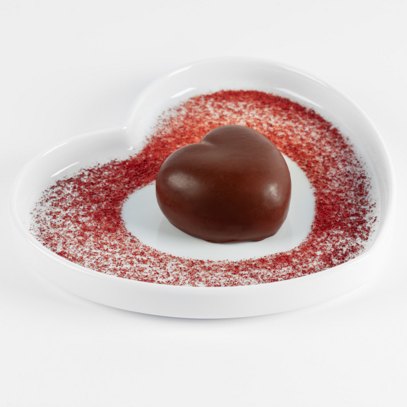 Assiette plate blanc porcelaine 19,8x18 cm Cliché Rak
