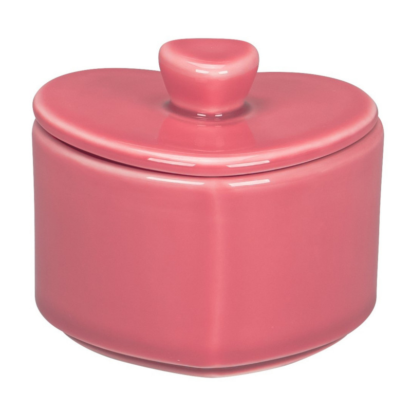 Couvercle pour sucrier rose porcelaine 8 cm Cliché Rak