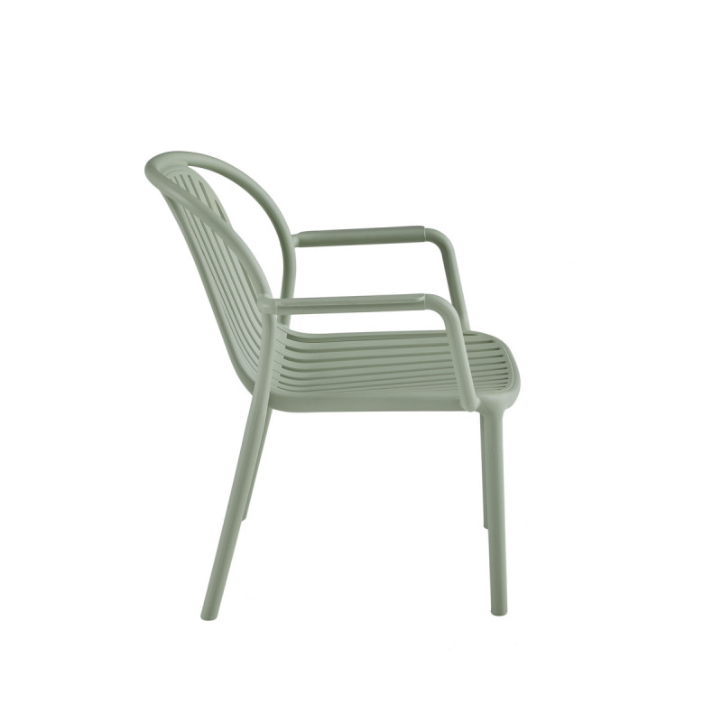 Fauteuil vert sauge 76x65x66 cm Doha Flexmob
