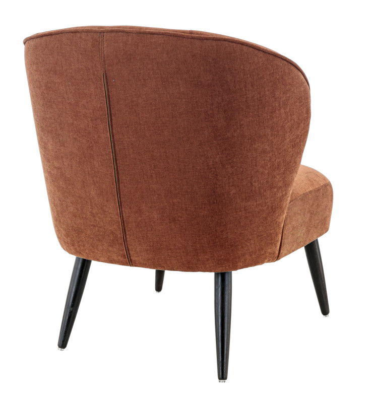 Fauteuil terracotta 78x70x72 cm Clothilde Flexmob