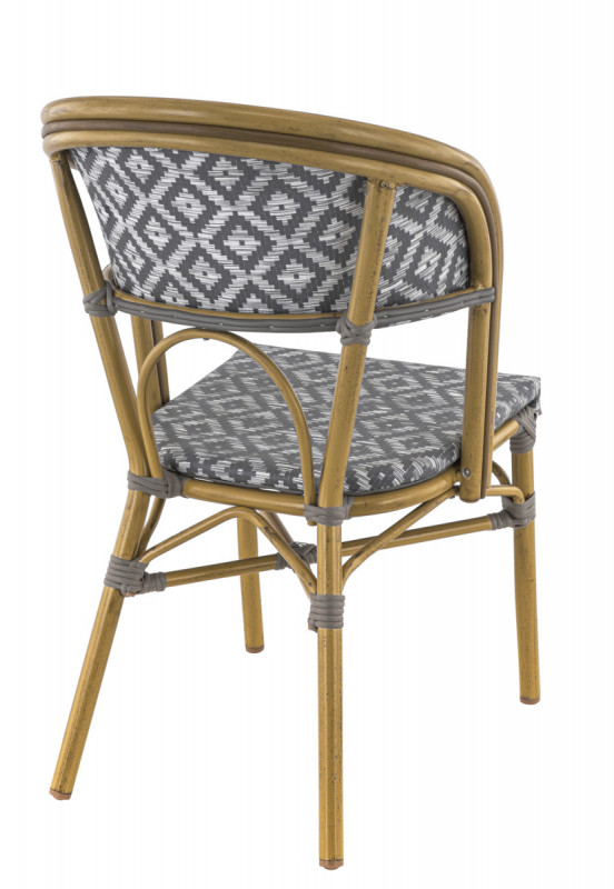 Chaise gris 86x51x59 cm Limoges Flexmob