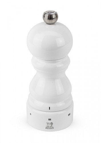 Moulin à sel humide droit blanc 12 cm Paris Peugeot Saveurs
