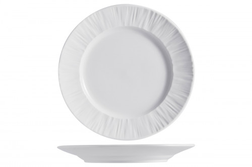 Assiette rond blanc porcelaine Ø 22 cm Pure White Proof